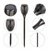 Lampa led solara cu efect de flacara TORTA, cu diode LED