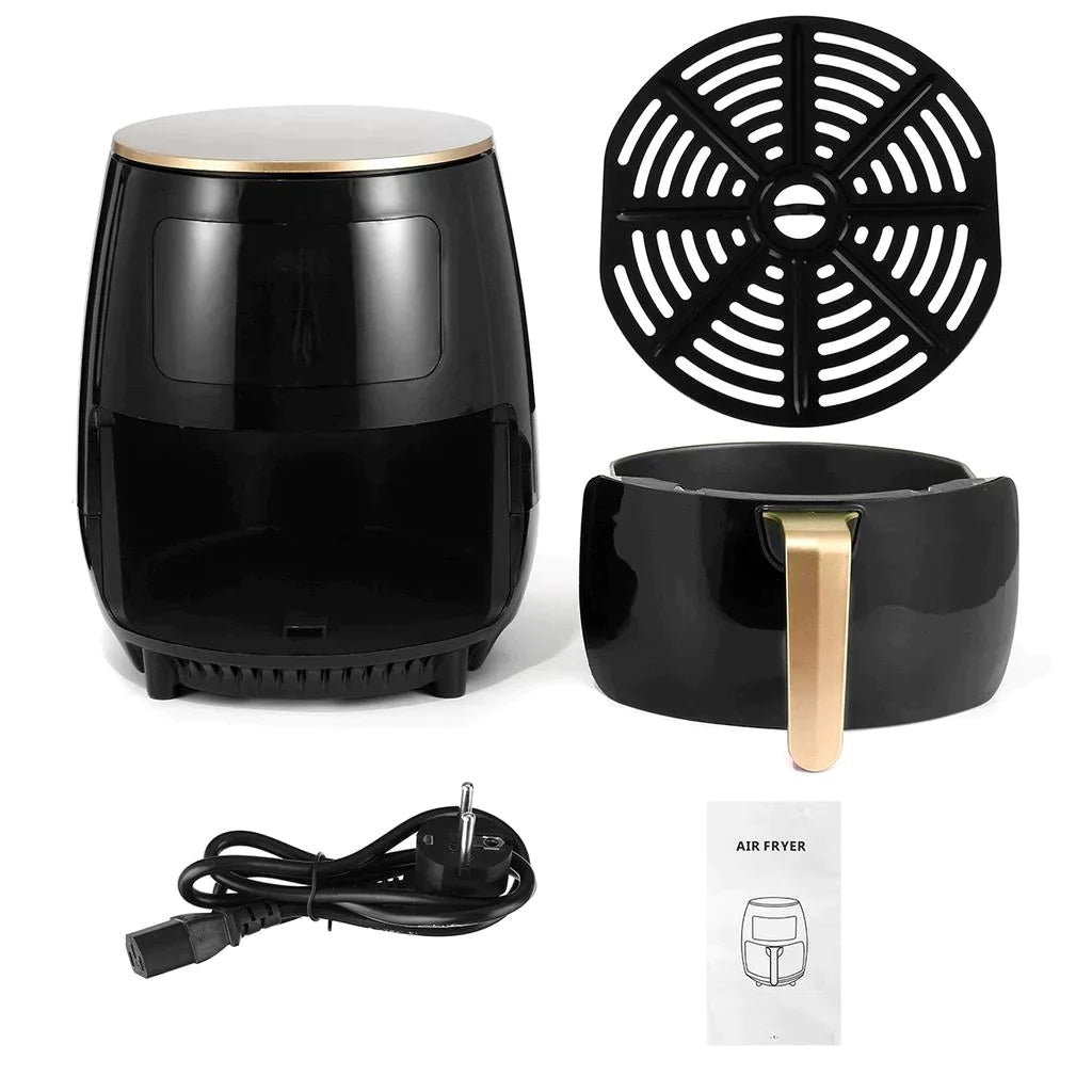 Friteuza cu aer cald Air Fryer, fara ulei, 2400W, 6L si afisaj digital