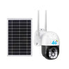 Camera De Supraveghere Solara 4G Cartela SIM 5 MP, Zoom 10X, Full HD 1080p, Panou Solar 9W Rezistenta La Apa IP 66, Alba