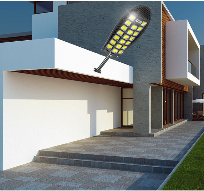 Lampa solară LED impermeabilă,  iluminare stradală, cu senzor de mișcare