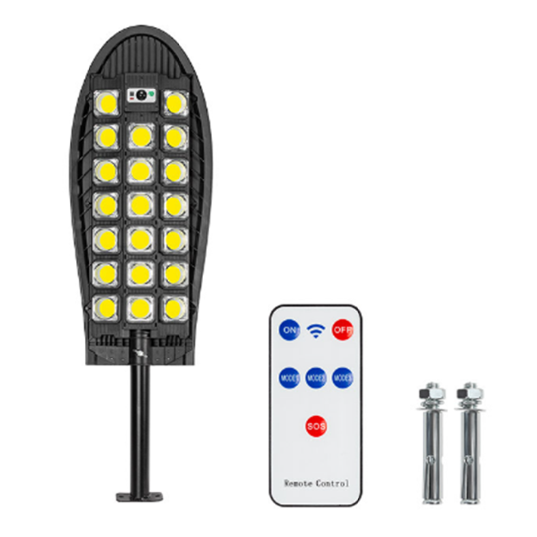 Lampa solară LED impermeabilă,  iluminare stradală, cu senzor de mișcare