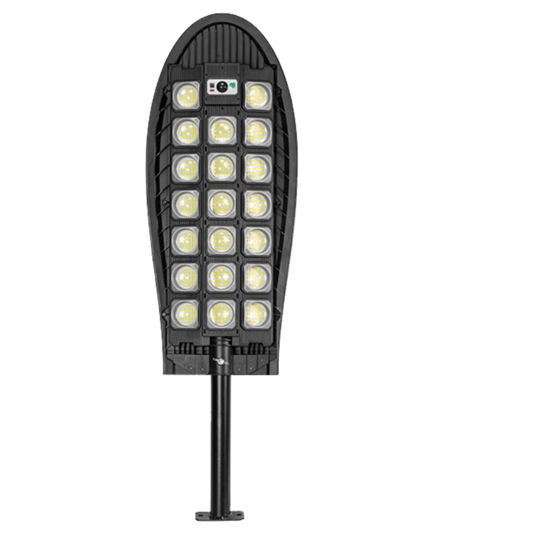 Lampa solara stradala, cu 20 LED uri COB de inalta performanta, senzor de miscare