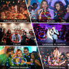 Bec rotativ multicolor, cu efect disco, LED, 3W