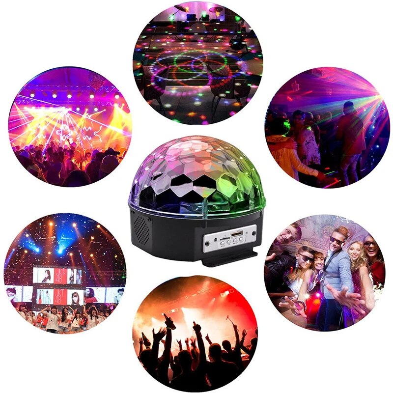 Proiector Disco Led cu telecomanda si Redare Audio MP3