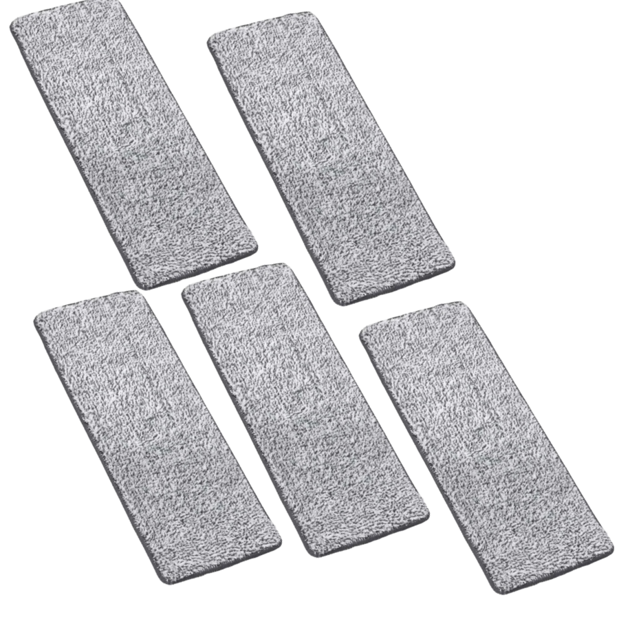 Set 5 rezerve pentru mop plat, microfibra, putere mare de absorbtie