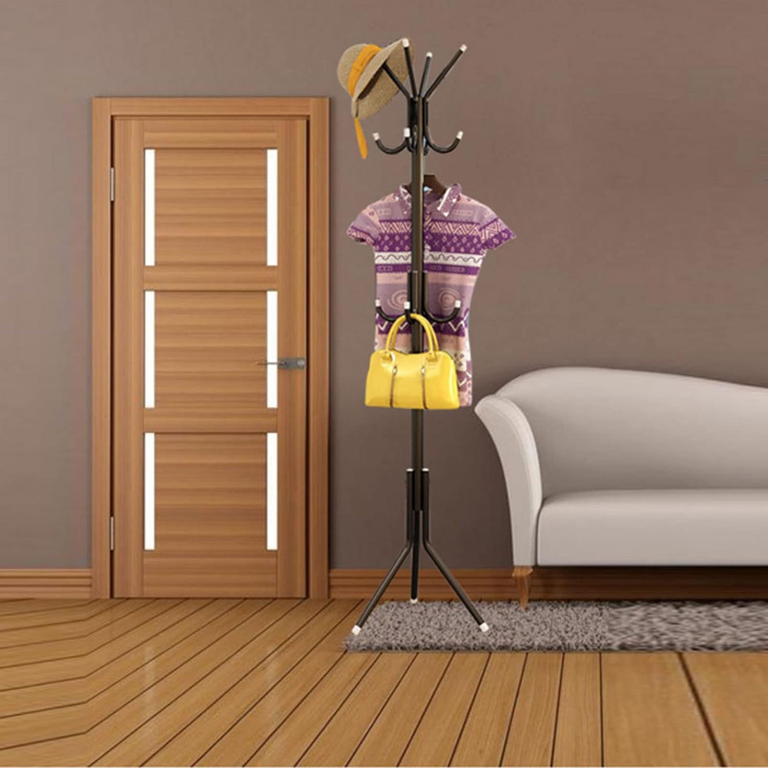 Cuier tip pom, cu multiple agatatori, 172 cm x 42 cm