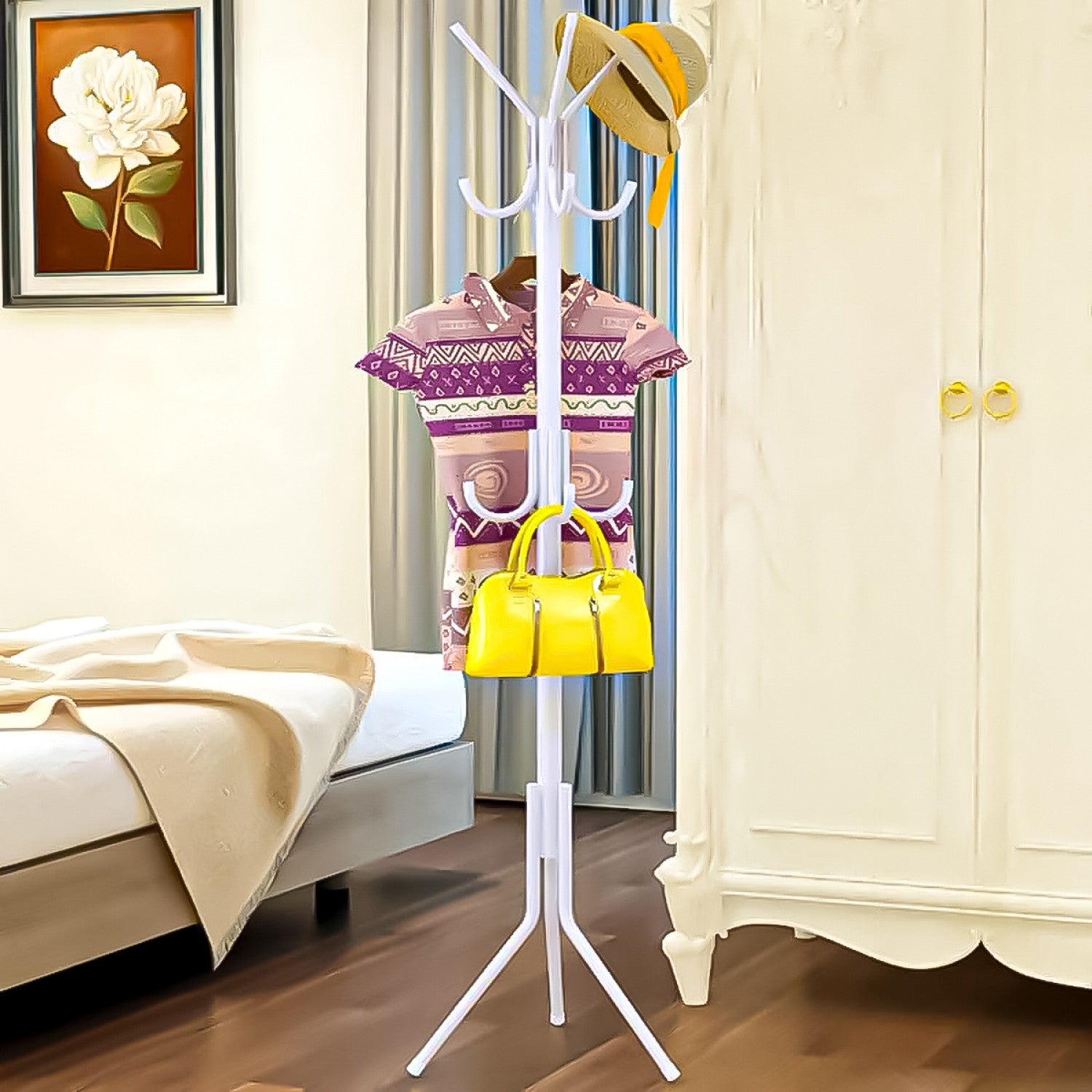 Cuier tip pom, cu multiple agatatori, 172 cm x 42 cm