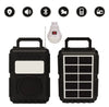 Kit solar GD-8079, Sistem iluminare cu panou solar, 1 bec