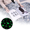Set 2 x Patura copii luminoasa si pufoasa, efect fosforescent, gri