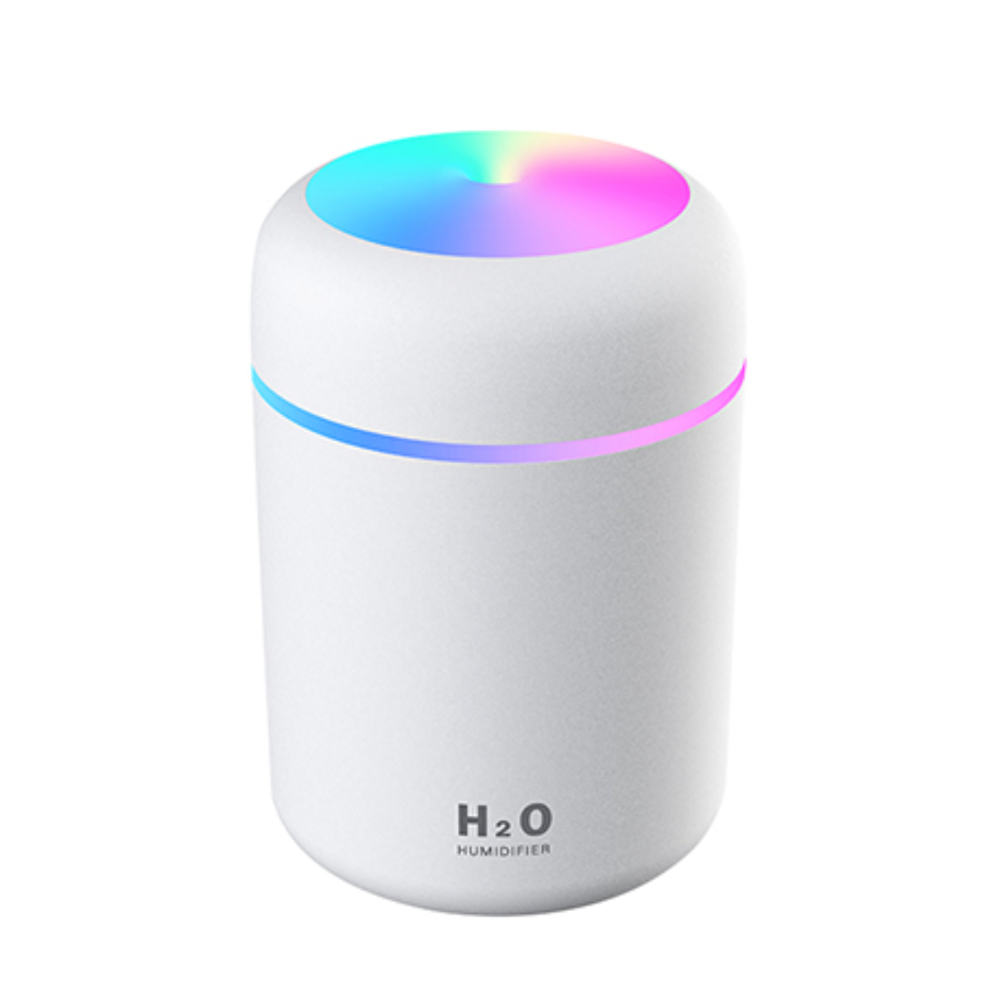 Umidificator de aer cu ultrasunete, difuzor aromaterapie cu lumini RBG