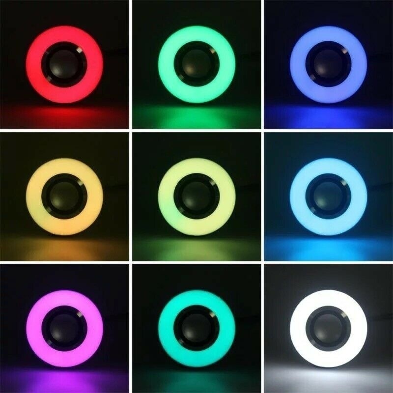 Bec led cu difuzor, Bluetooth si telecomanda