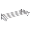 Uscător de rufe telescopic de perete din aluminiu, suport de uscare tip acordeon