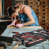 Trusa profesionala de scule, multifunctionala, cu 43 de  accesorii
