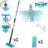 Mop  microfibre Titan Twist cu stoarcere, pentru orice suprafata