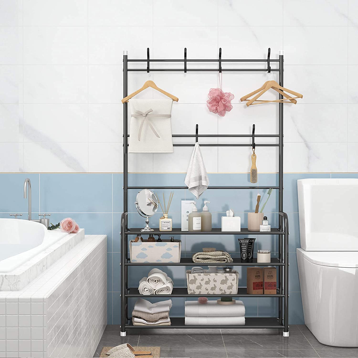 Cuier pentru haine si pantofi 170 x 80 x 26 cm