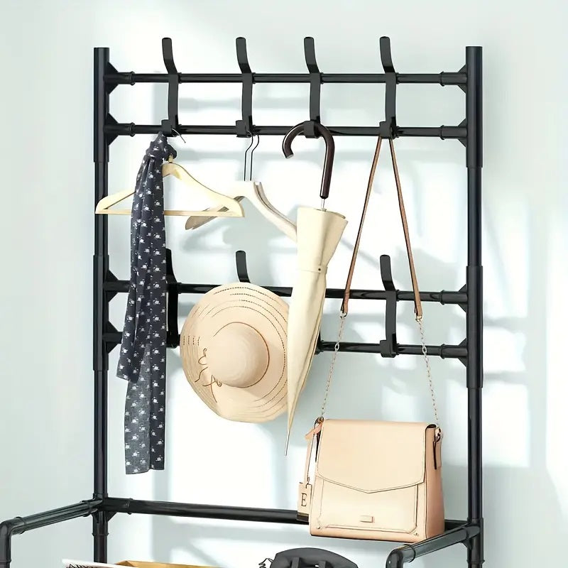 Cuier pentru haine si pantofi 170 x 60 x 26 cm