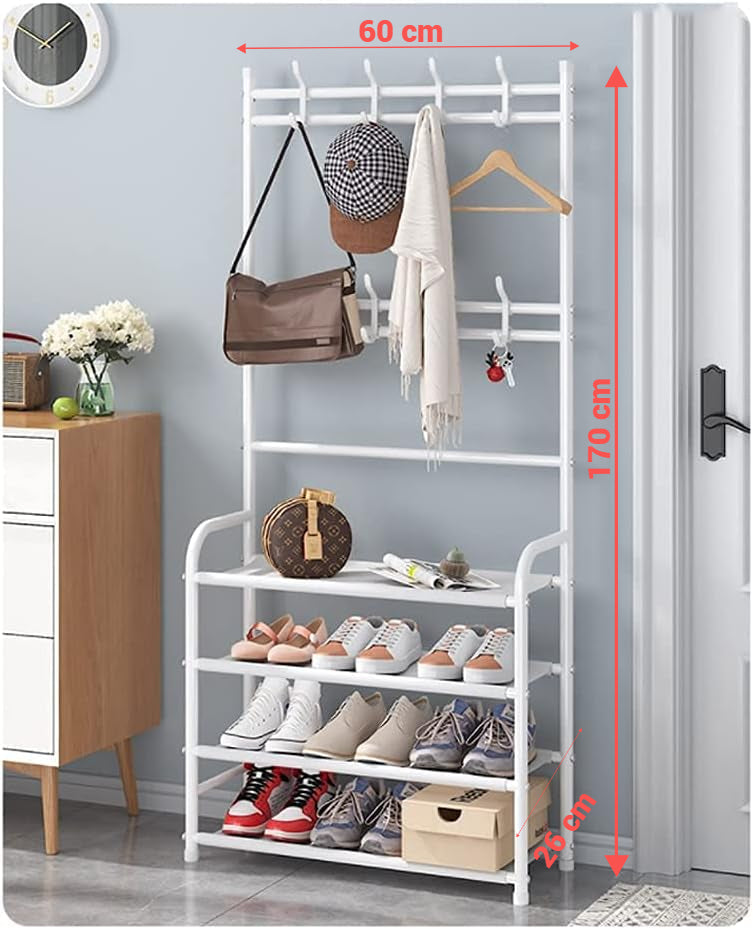 Cuier pentru haine si pantofi 170 x 60 x 26 cm