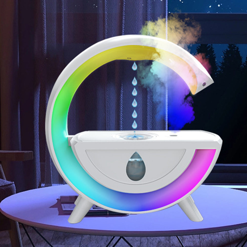 Umidificator difuzor aromoterapie, tehnologie Anti-Gravity, lumina ambientala
