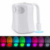 Set 2 x Lampa de veghe pentru toaleta cu LED, senzor de miscare si lumina, 8 culori diferite