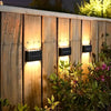 Set 2 lampi solare cu 10 LED, cu lumini bidirectionale, rezistente la apa