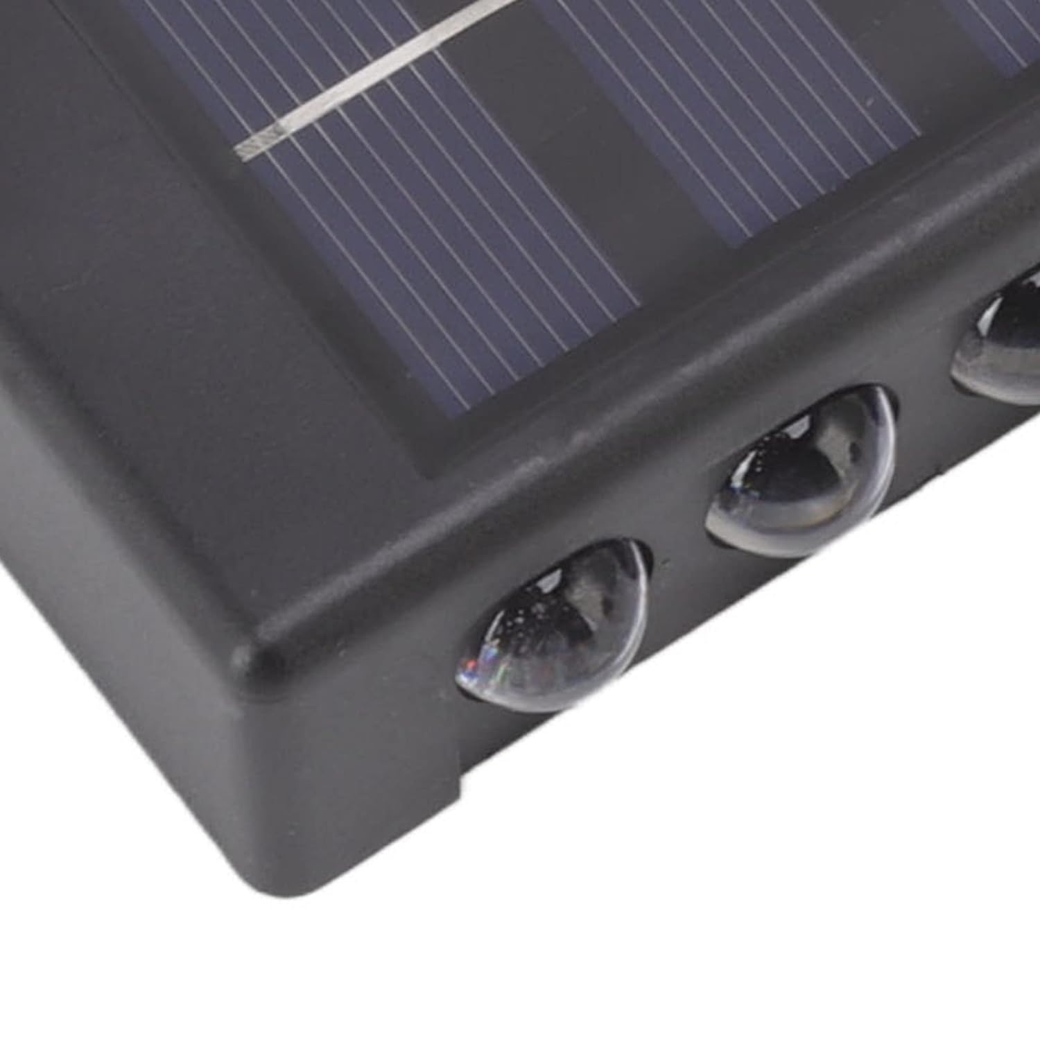 Set 2 lampi solare cu 10 LED, cu lumini bidirectionale, rezistente la apa