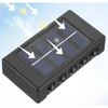 Set 2 lampi solare cu 10 LED, cu lumini bidirectionale, rezistente la apa