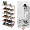 Organizator vertical pentru pantofi 8-14 perechi, alb 48 x 24 x 80 cm