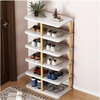 Organizator vertical pentru pantofi 8-14 perechi, alb 48 x 24 x 80 cm