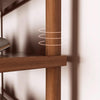 Organizator incaltaminte cu 8 etajere, maro 48 x 24 x 112 cm