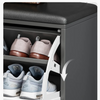 Dulap organizator pentru incaltaminte cu 2 usi si bancheta, 80 x 30 x 45 cm