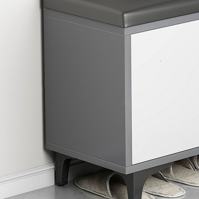 Dulap organizator pentru incaltaminte cu 2 usi si bancheta, 80 x 30 x 45 cm