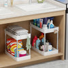 Organizator multifunctional pentru baie, cu 2 nivele