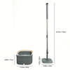 Set  mop cu galeata, mop rotativ si microfiba, maner otel inoxidabil, stoarcere automata