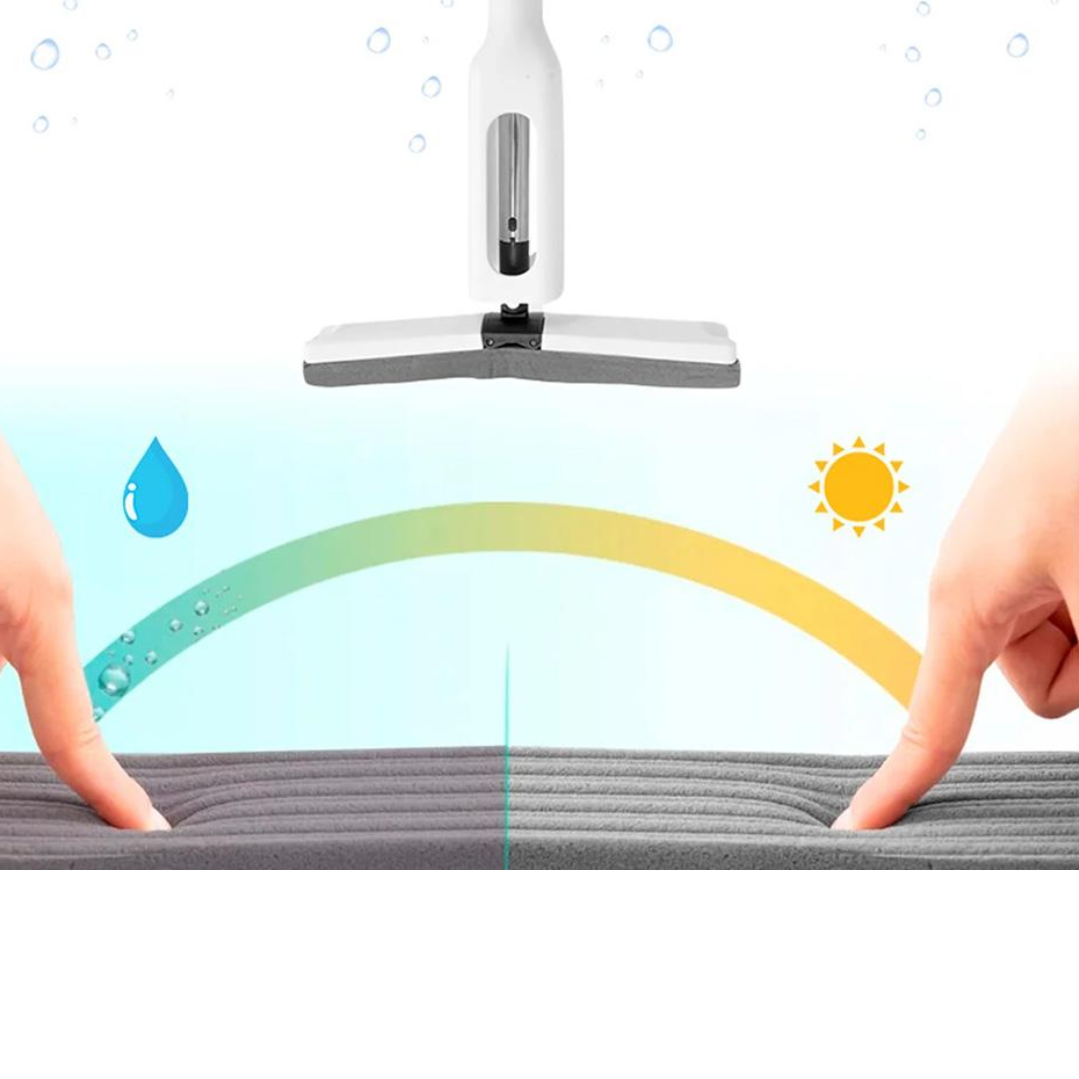 Mop cu sistem de stoarcere rapida si laveta absorbanta