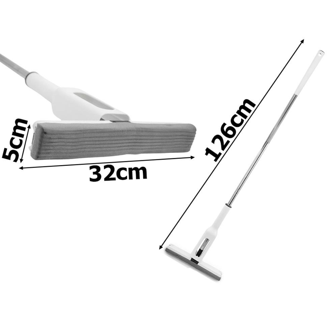 Mop cu sistem de stoarcere rapida si laveta absorbanta