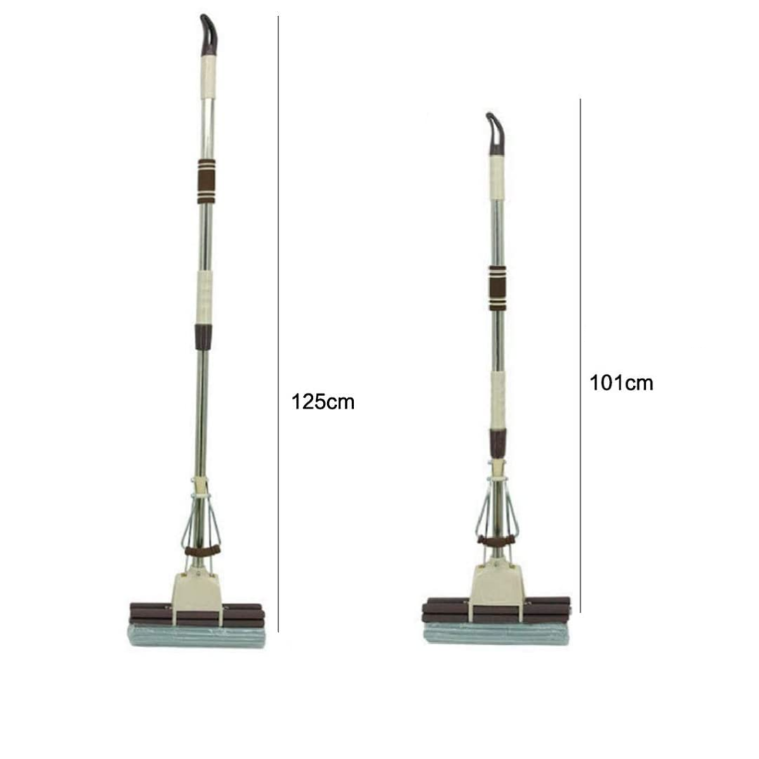 Mop PVA  cu mâner de stoarcere, absorbtie eficienta