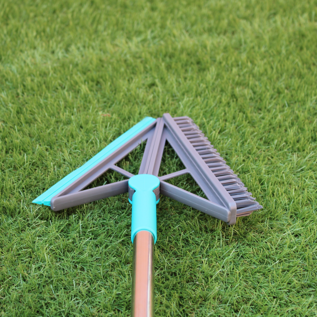 Matura- mop multifunctionala, cu peri din silicon si racleta, 2 in 1