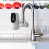 Incălzitor electric rapid pentru robinet de bucătărie sau baie, cu afișaj de temperatură