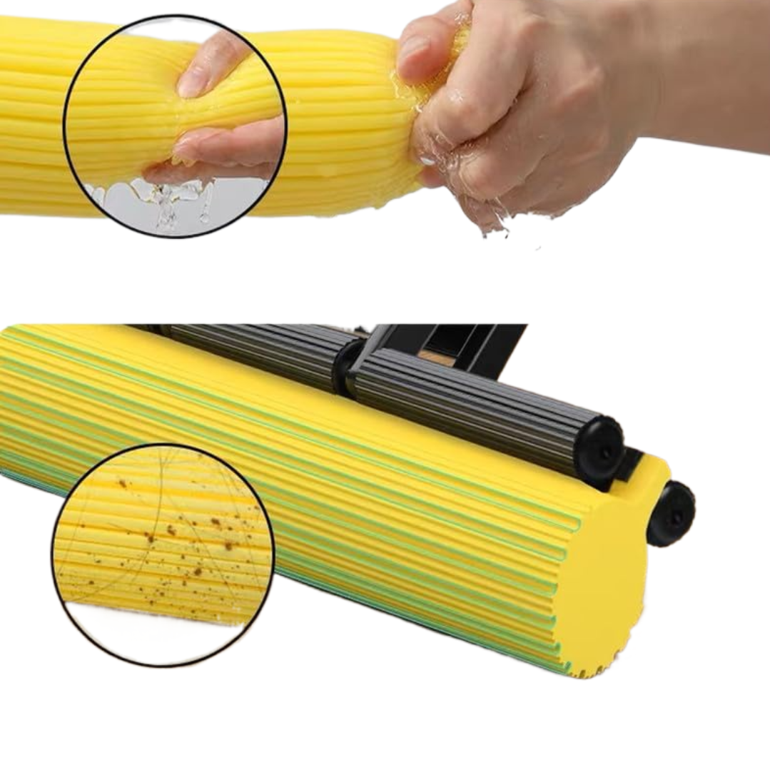 Set 2 x Rezerva Mop PVA super absorbant cu mâner telescopic pentru orice suprafata
