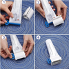 Set 3 x Dispozitiv presare cu role, pentru pasta de dinti, crema, cu maner rotativ