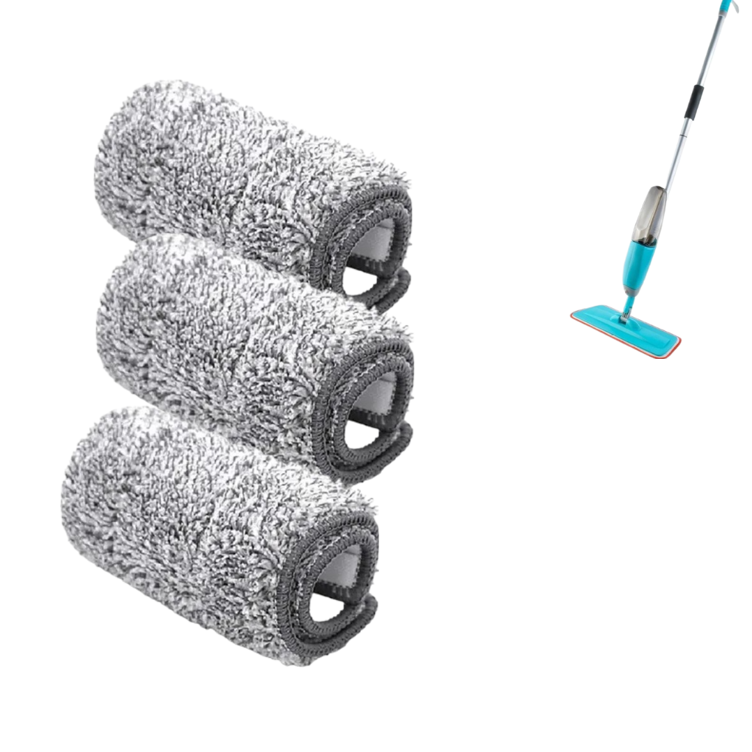 Set 3 x Rezerva  absorbanta pentru  Mop microfibra cu pulverizare apa