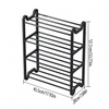 Raft organizator pentru incaltaminte cu 4 etajere