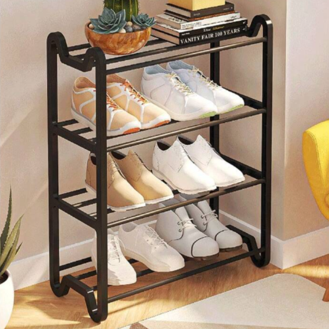Raft organizator pentru incaltaminte cu 4 etajere