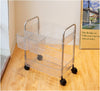Cărucior mobil cu 2 nivele 35 x 23 x 44.4 cm