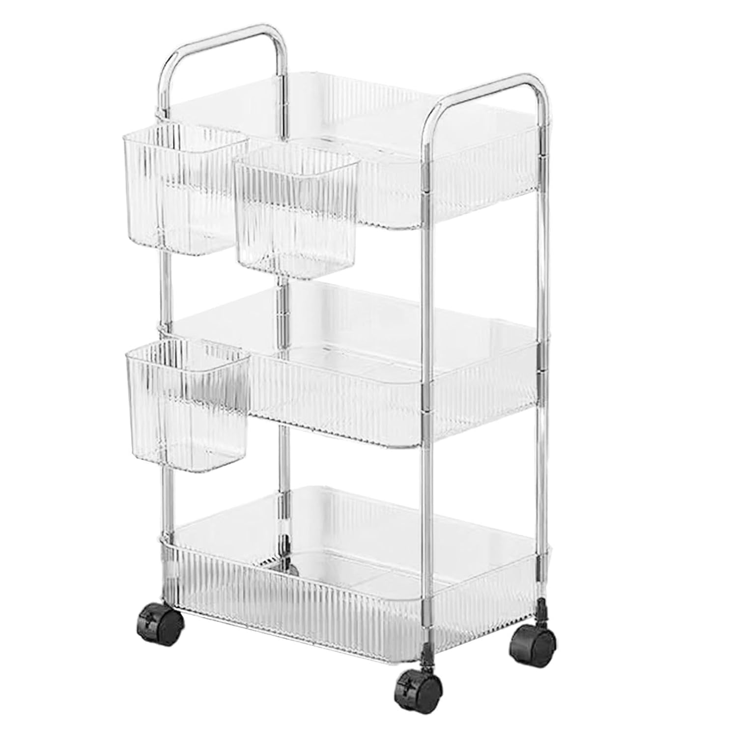 Cărucior mobil cu 3 nivele 36 x 23 x 69.7 cm
