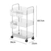 Cărucior mobil cu 3 nivele 36 x 23 x 69.7 cm