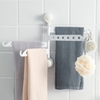 Suport multifunctional pentru prosoape si umerase, cu 4 brate