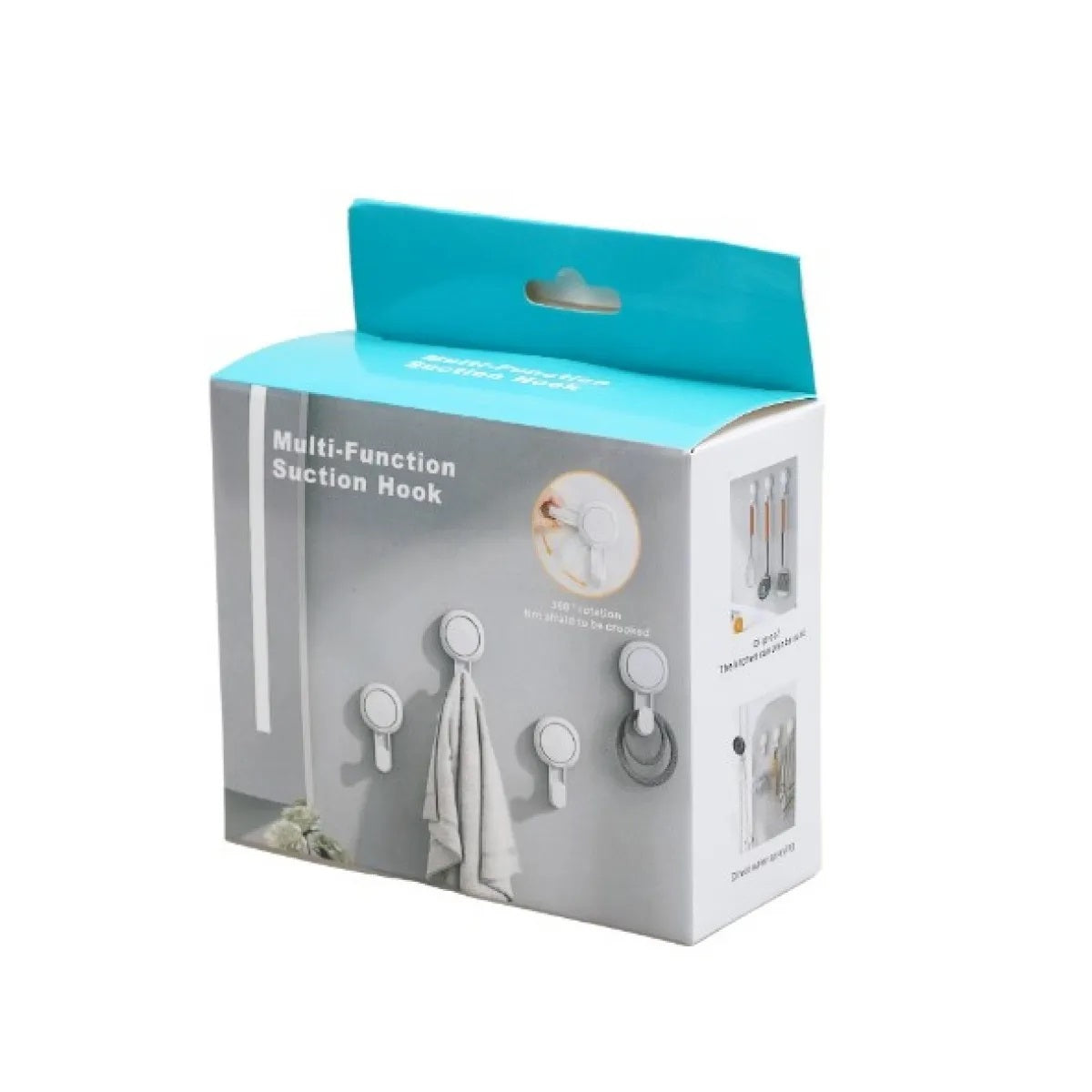Set 2 carlige cu ventuza puternica de prindere, multifunctionale