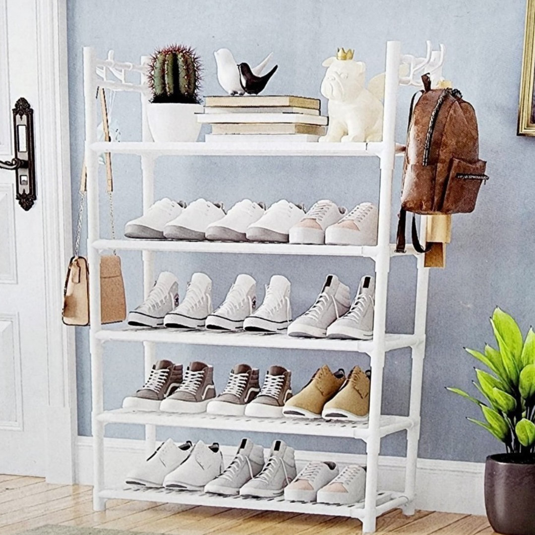 Organizator multifunctional pentru casa, incaltaminte, baie, cu 4 etajere