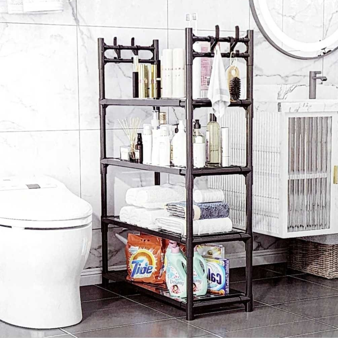Organizator multifunctional pentru casa, incaltaminte, baie, cu 4 etajere